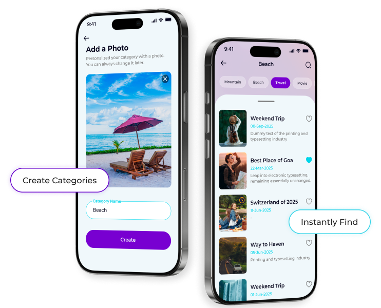 Smart search and categories