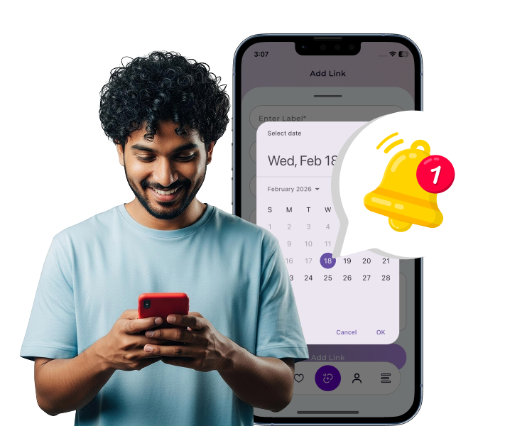 Reminder notification feature